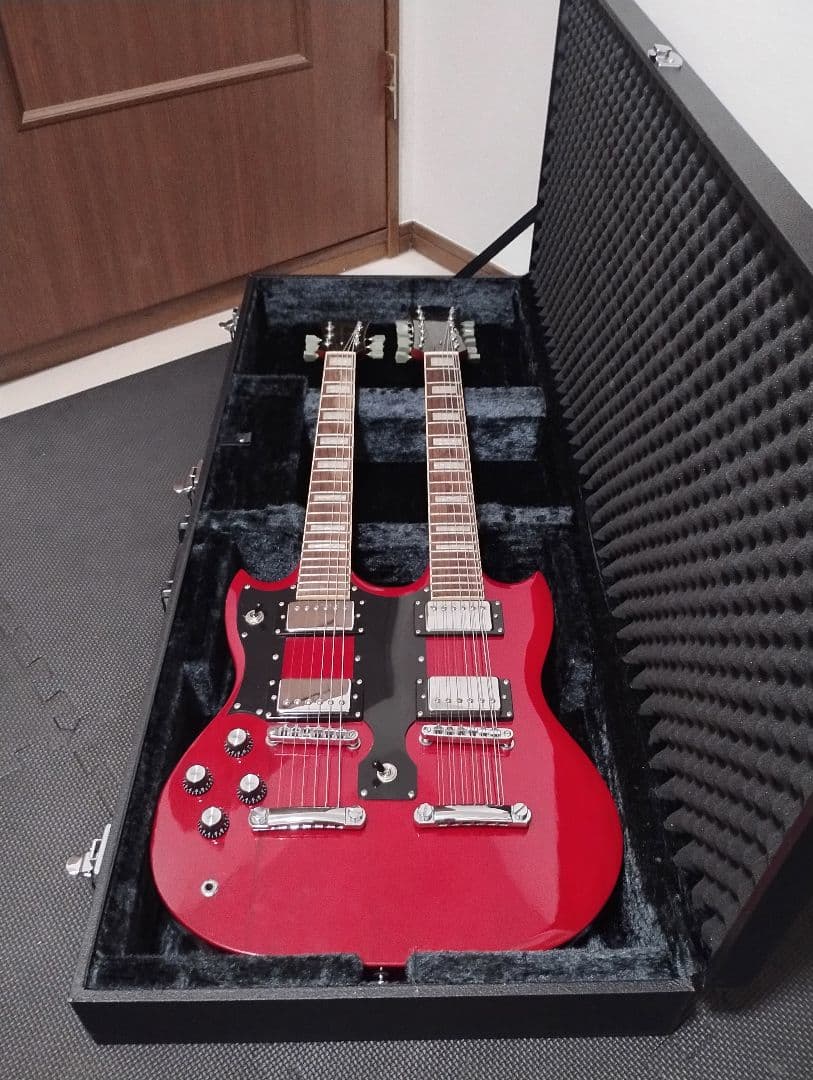 【レフティ/左利き】ダブルネック SGタイプ