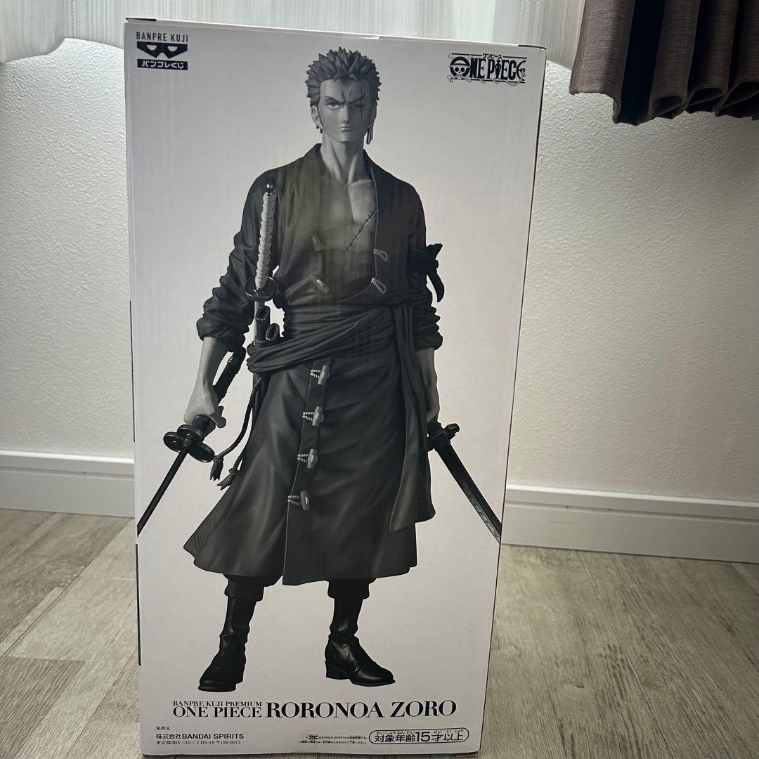 ワンピース ロロノア・ゾロ フィギュア C賞　メタリックカラー　半券付き