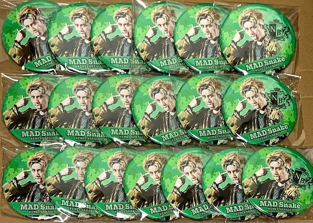 ヒプノシスマイク ヒプマイ ヒプステ 蛇穴健栄 チュロスター 缶バッジ