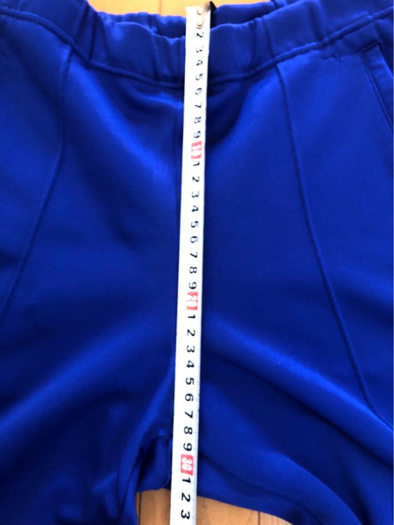 adidas トレーニングジャージ 青　桐蔭学園　上下