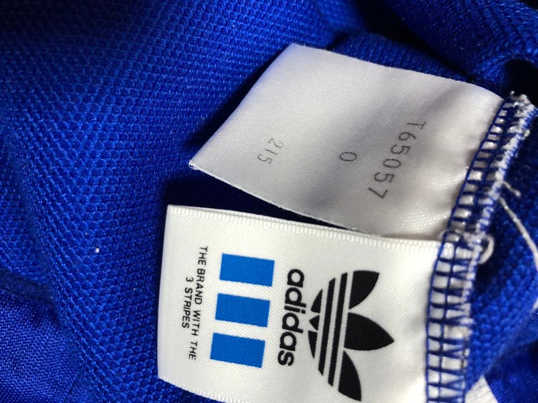 adidas トレーニングジャージ 青　桐蔭学園　上下