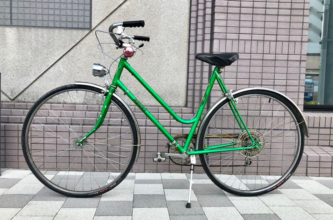 AZUKI 　自転車　ビンテージ　昭和レトロ　5段変速　27インチ　東京