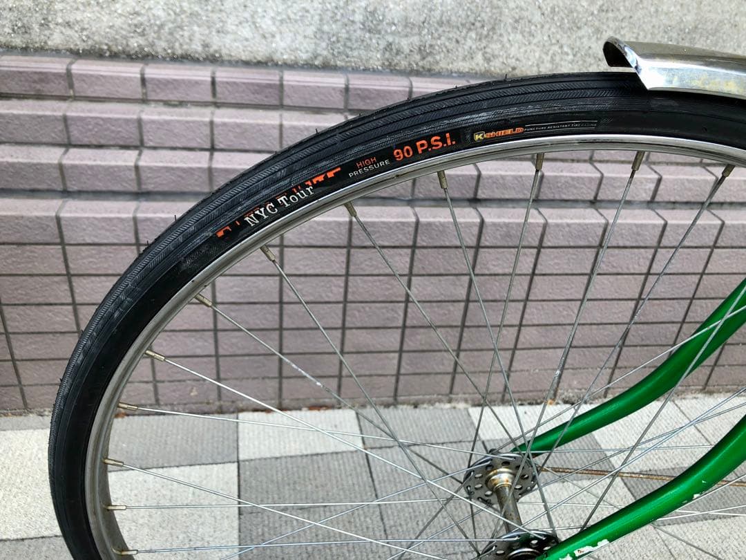 AZUKI 　自転車　ビンテージ　昭和レトロ　5段変速　27インチ　東京