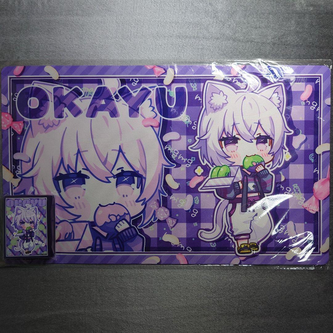 α1 ホロライブ SD&ドーナツ&緑紫 猫又おかゆ スリーブ&プレイマット