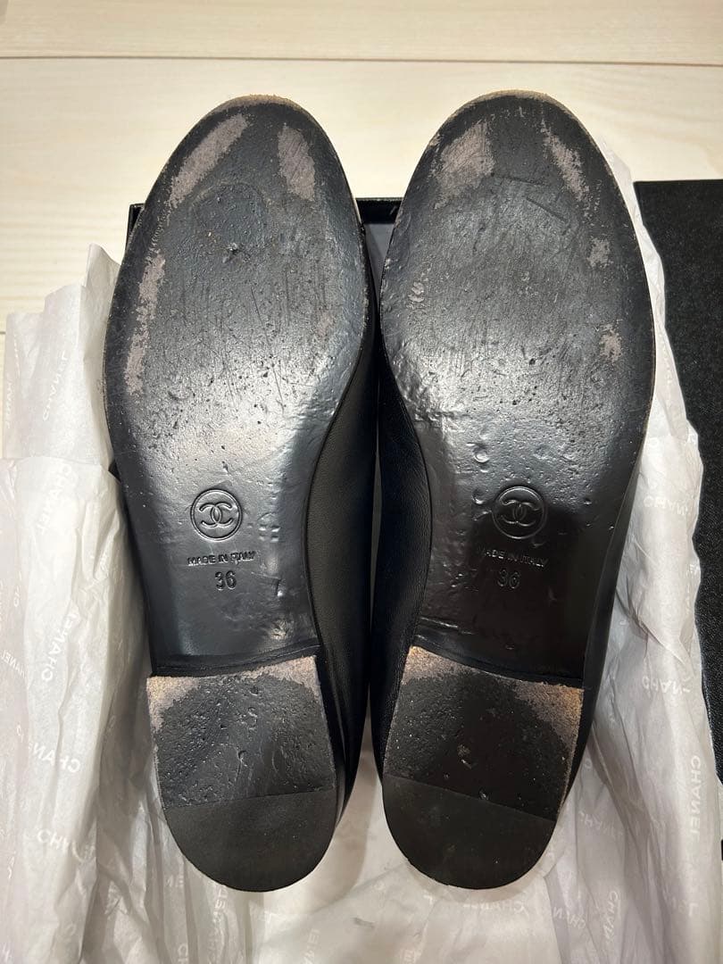 【美品】【パリ本店購入】CHANEL バレリーナ(36サイズ)