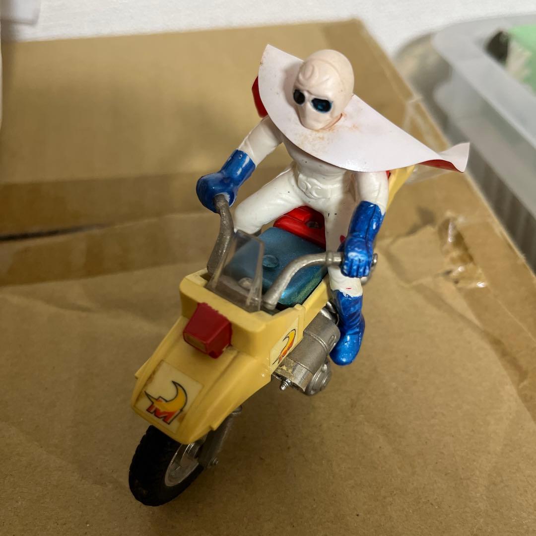 ⚠️レア　月光仮面　ムーンライト号　ロビン　1970年　当時物　ダイヤ合金