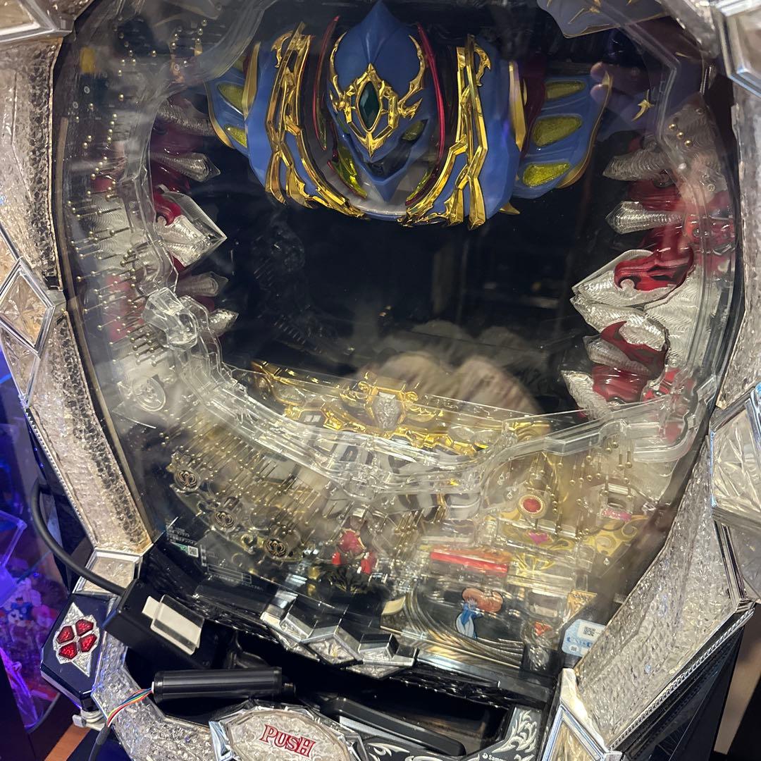 パチンコ実機　聖戦士ダンバイン　甘　リモコン式オートコントローラ付き。