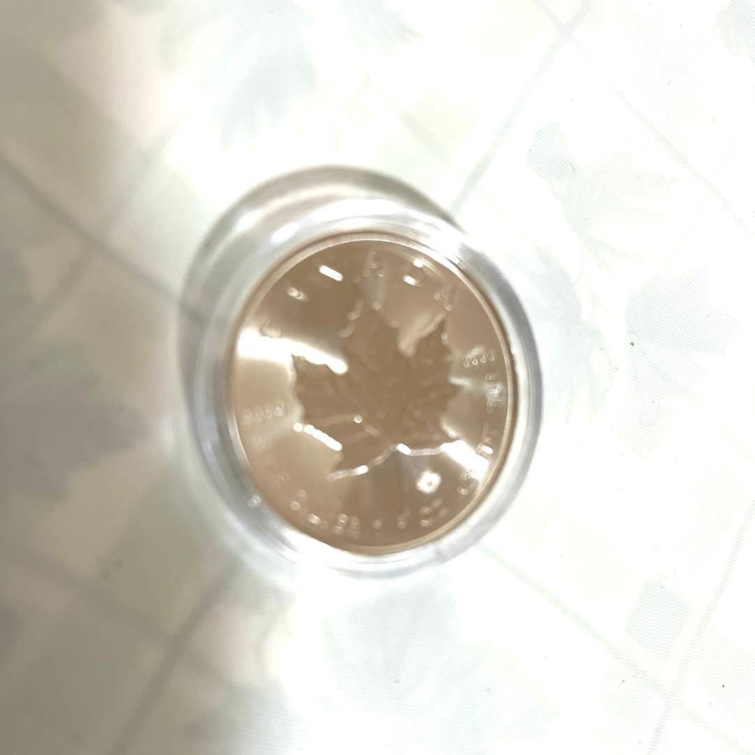 【メイプルリーフ銀貨1オンス2021年】 クリアケース入り1枚【新品未使用】