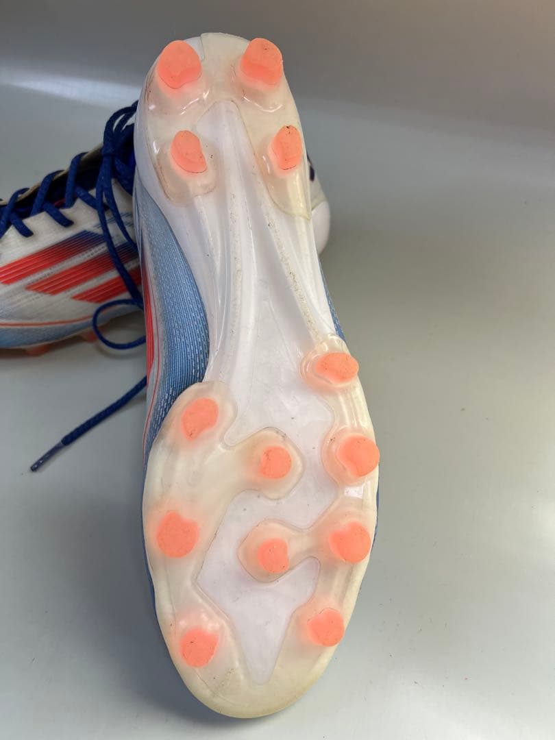 adidas F50 elite HG/AGホワイト/レッド/ブルー