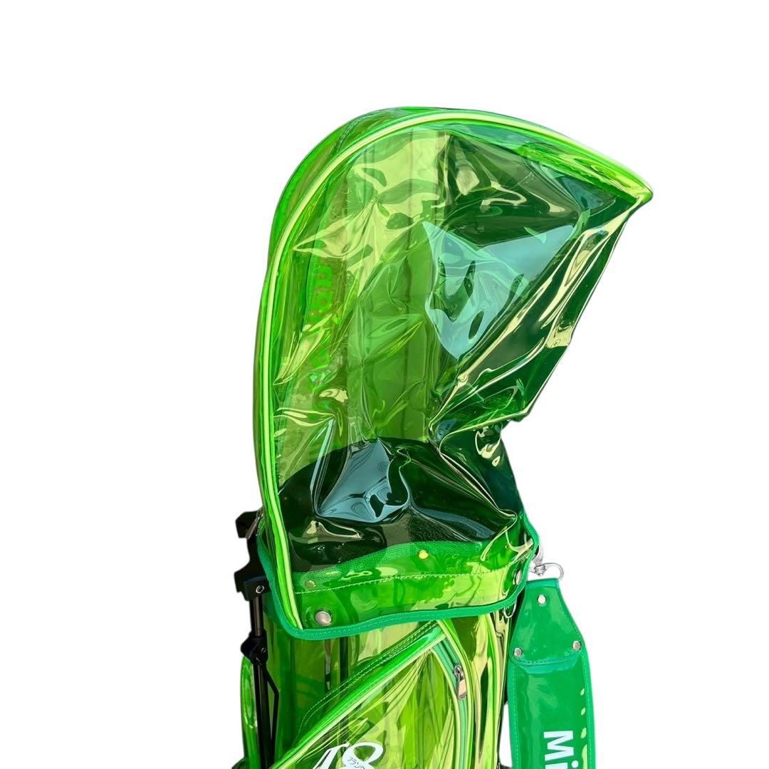 フランク三浦キャディバッグ イエローグリーン (透明緑色)