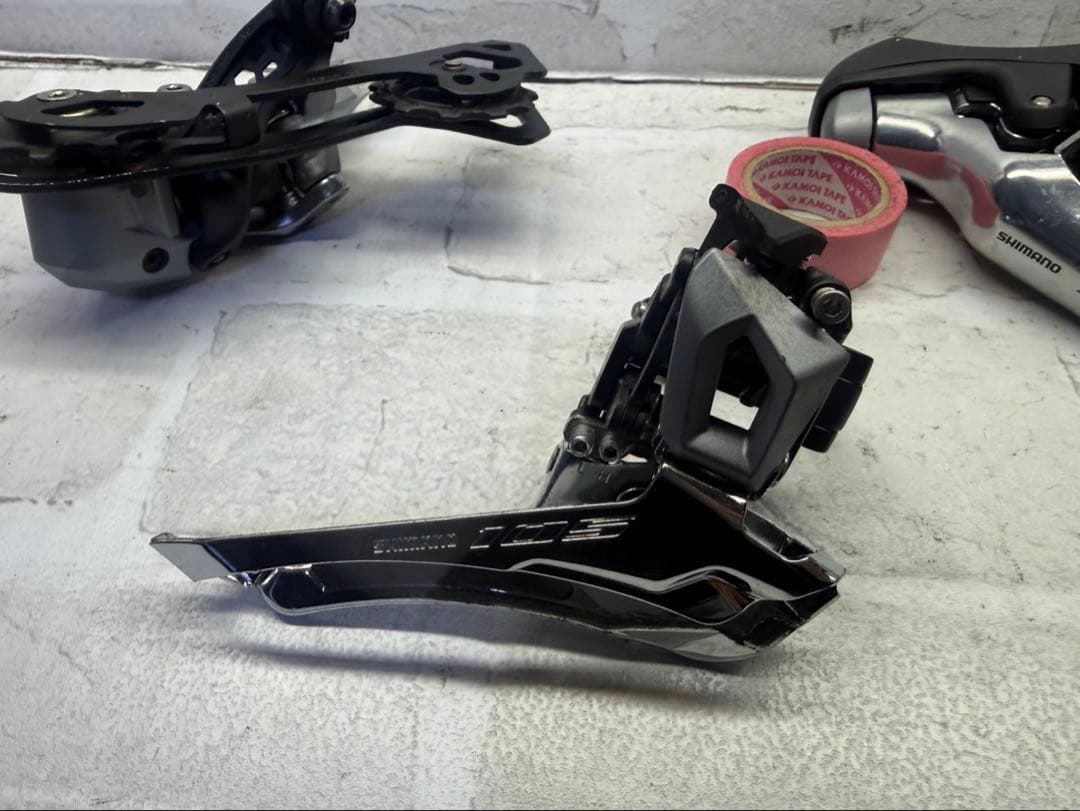 シマノ105 r7000 3点セット　希少シルバーモデル