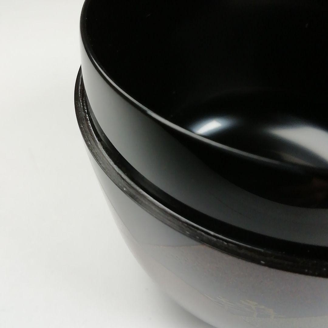 Ｗ１７８　棗　『遠山蒔絵』『一后一兆 作』『二重箱』　共箱　茶道具