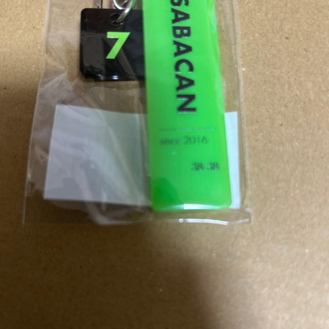 SABACAN ホルダー2025 グリーン　サバカナンバー