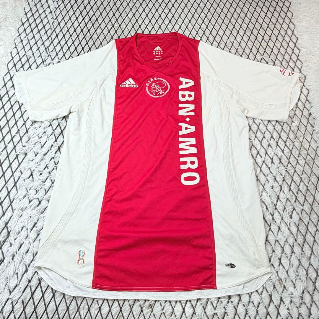 美品　adidas AJAXユニフォーム　Oサイズ　ユニフォームコーデ