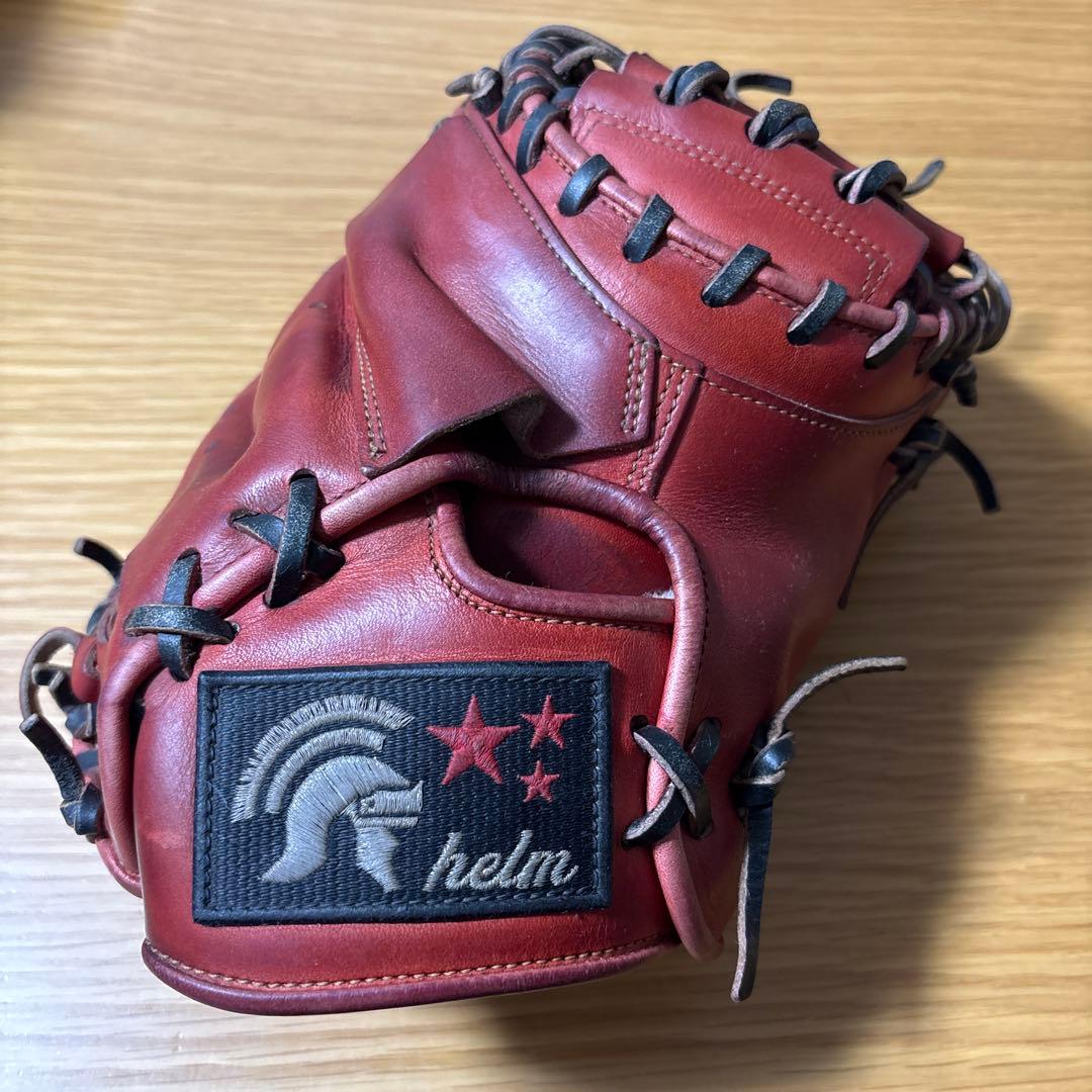 r*3様 helm ヘルム 限定 少年軟式 キャッチャーミット S505X 日本