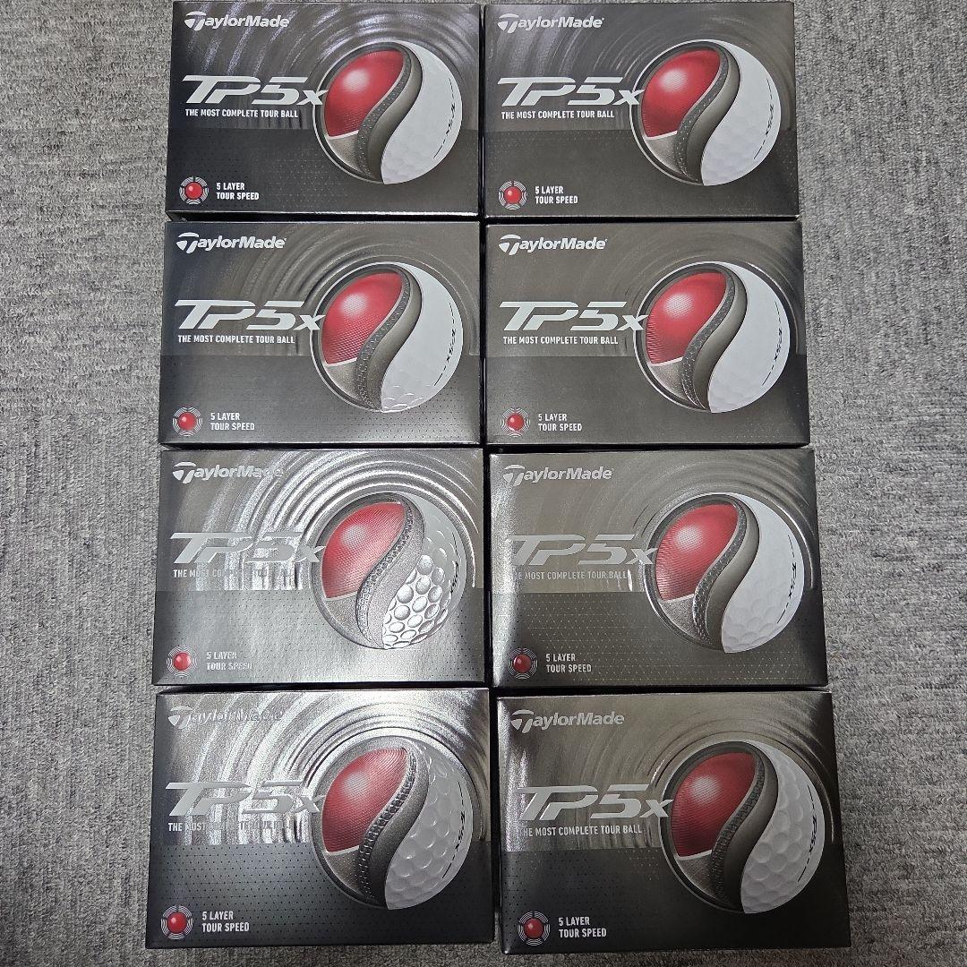 【新品未使用】TaylorMade TP5X ゴルフボール 8ダースセット