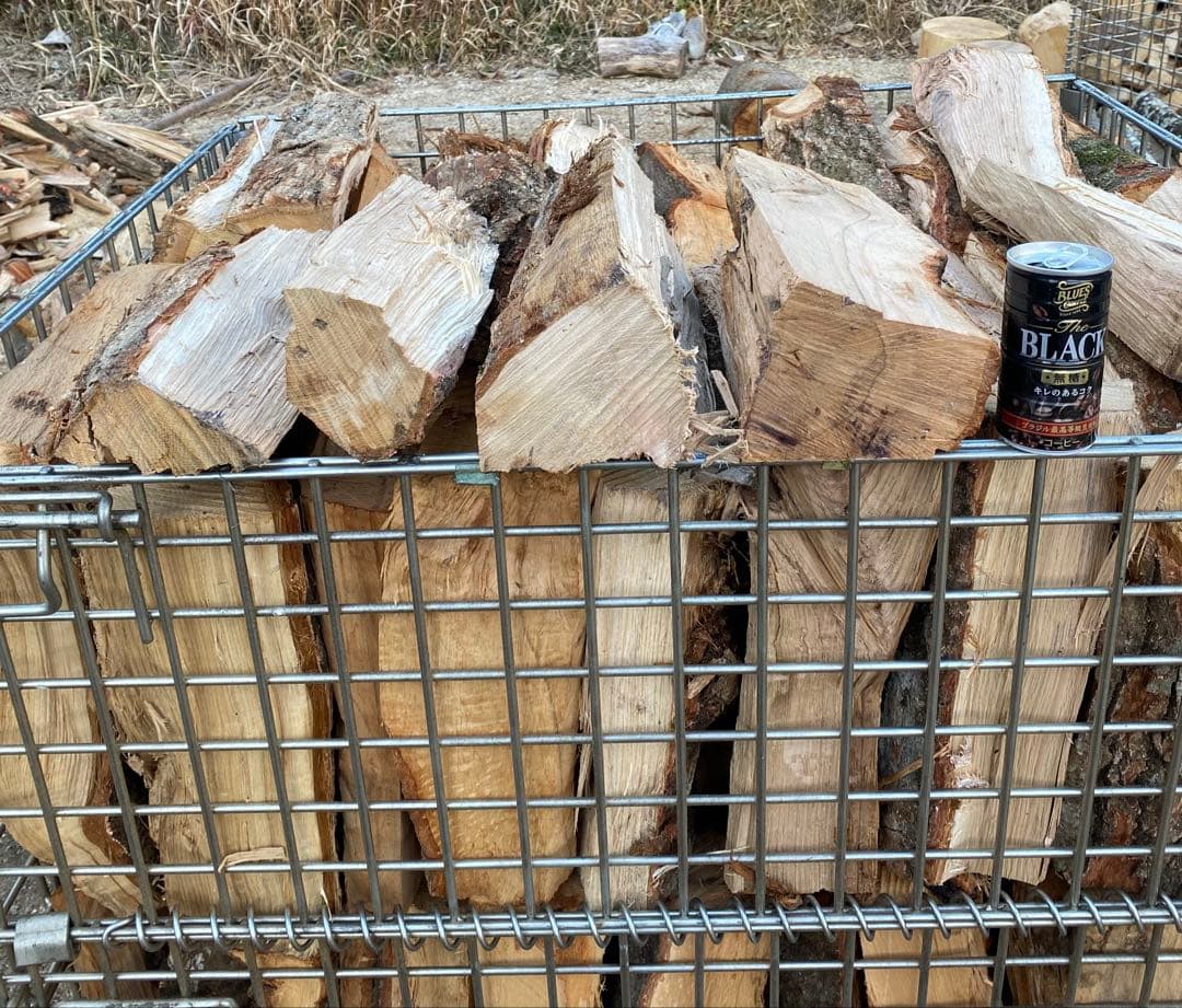ナラ　カシ　ストーブ薪　クヌギ 楢 樫のみ　0.7立米　広葉樹　薪ストーブ　愛知