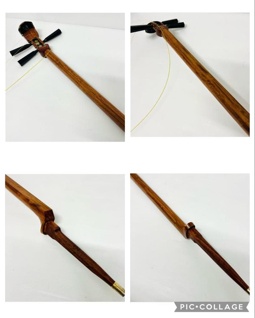 津軽三味線 ハードケース付 バチ　和楽器 弦楽器 三味線