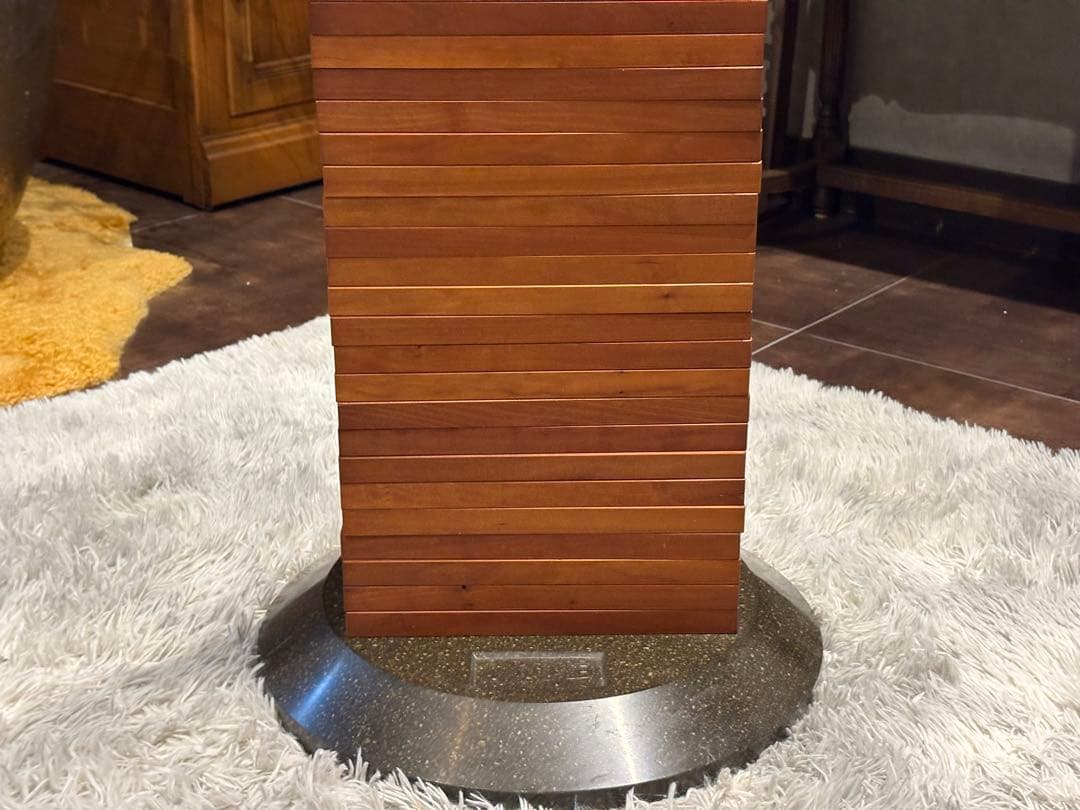 ② Jonny B 回転式CDラック　コレクションケース　ウォールナット　RZ