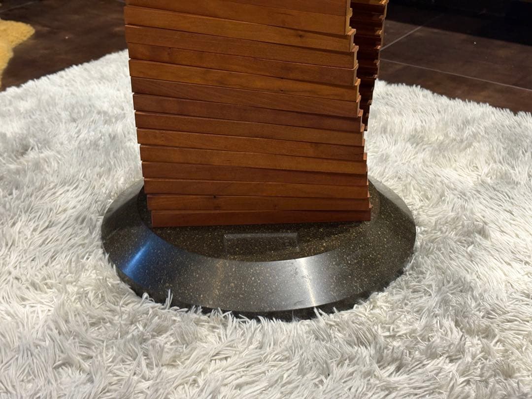 ② Jonny B 回転式CDラック　コレクションケース　ウォールナット　RZ