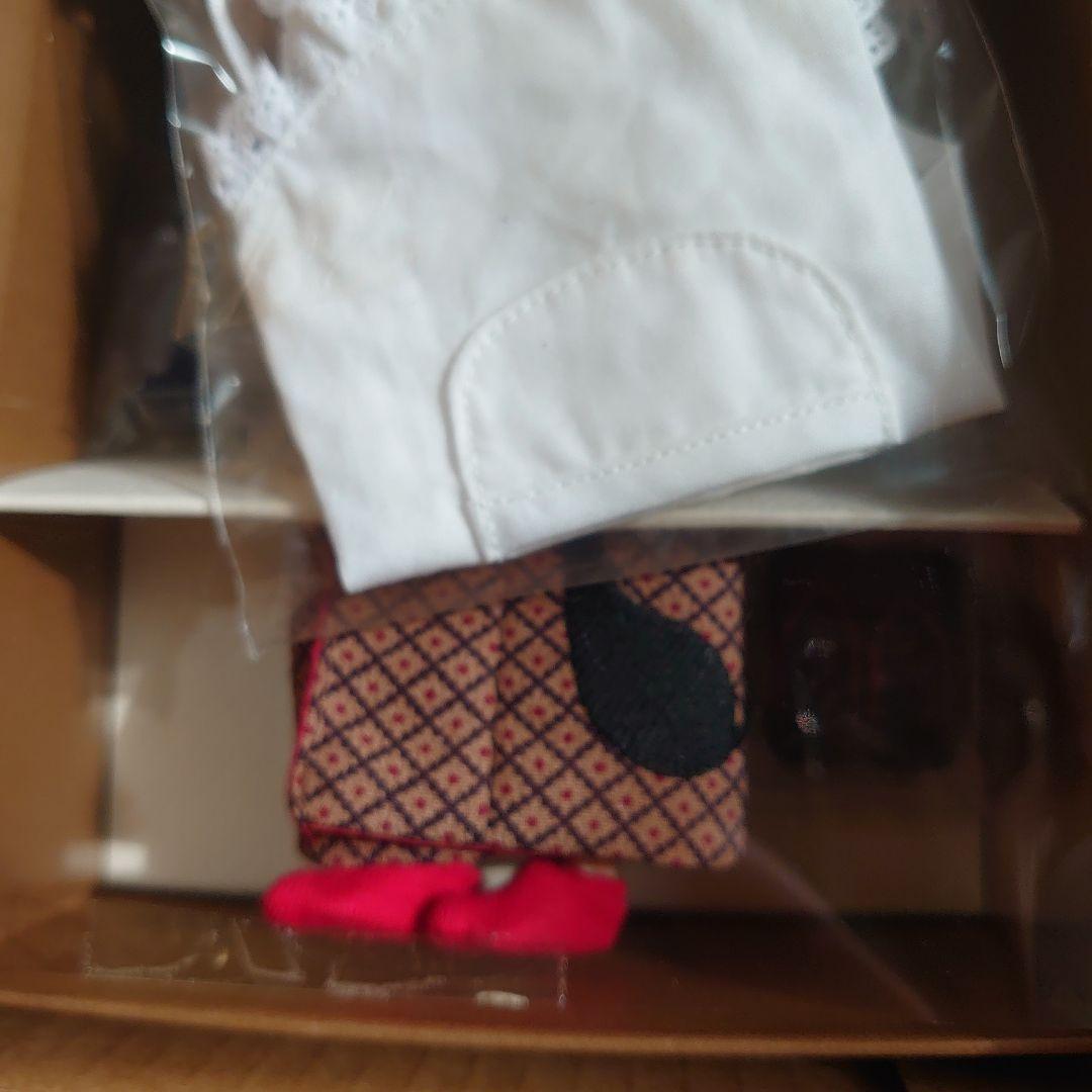 杏ドール黒猫着物新品