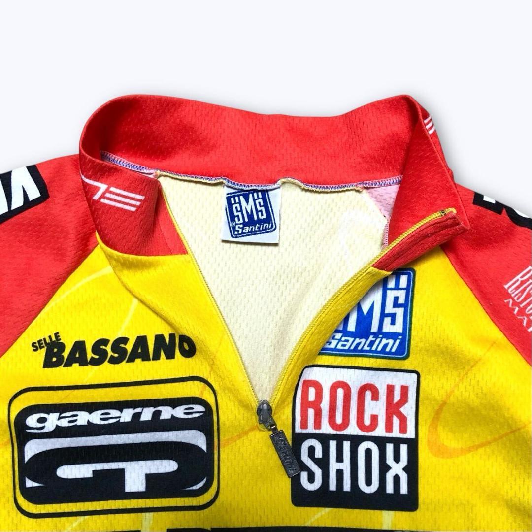 SMS Santini サンティーニ サイクルジャージ イタリア製 ハーフジップ