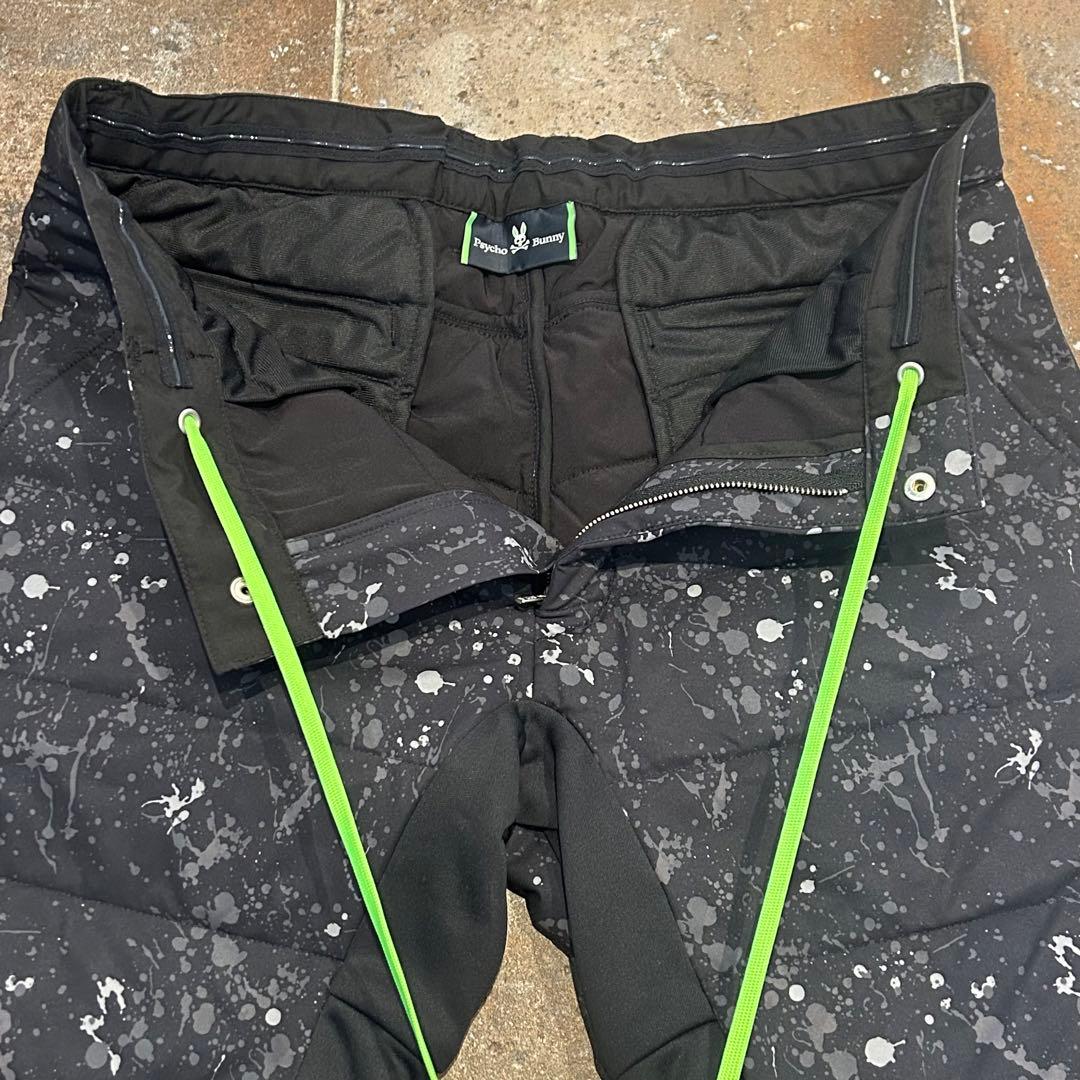 美品Psycho Bunny [GOLF] ストレッチタフタ パディング パンツ