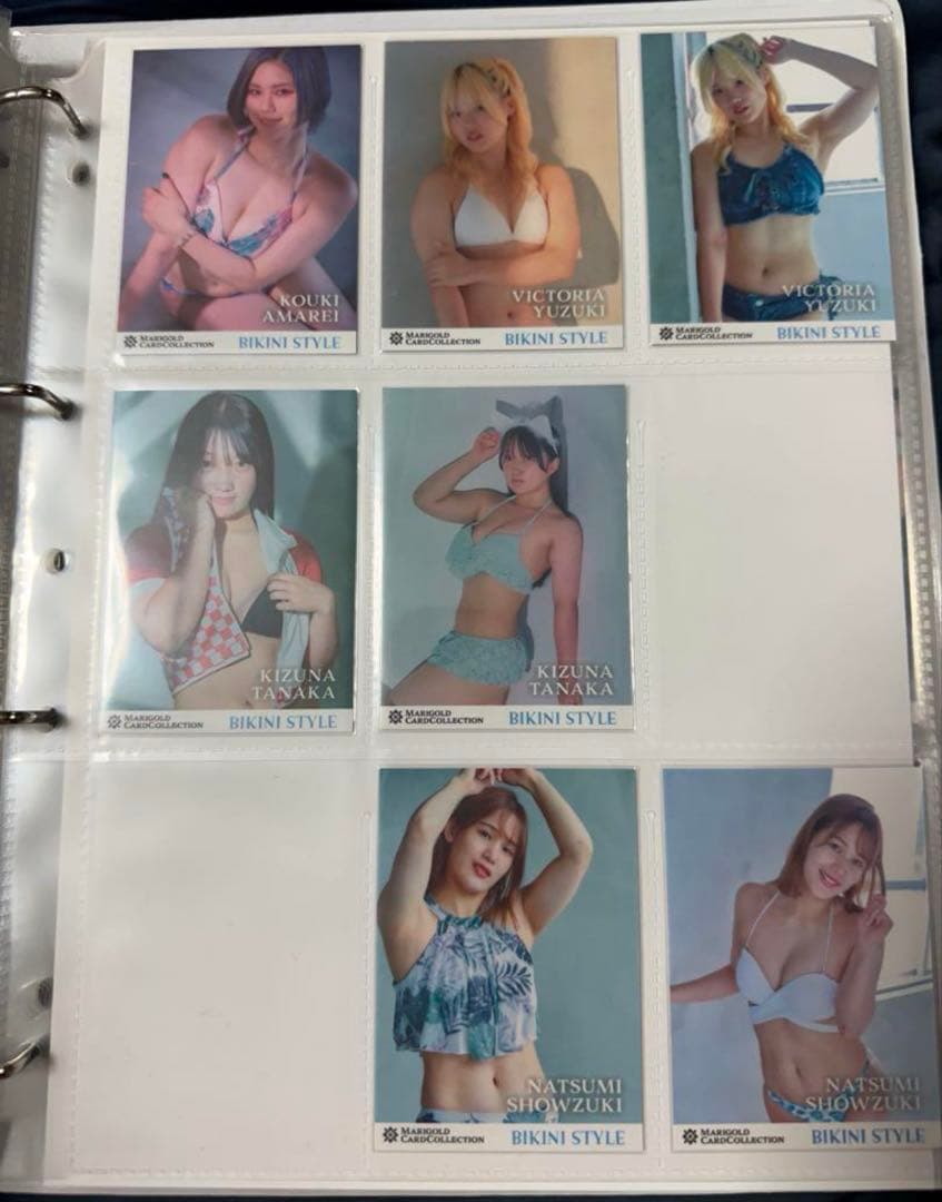 女子プロレス　マリーゴールド　プロレスカード　ビキニカード　26種セット　トレカ