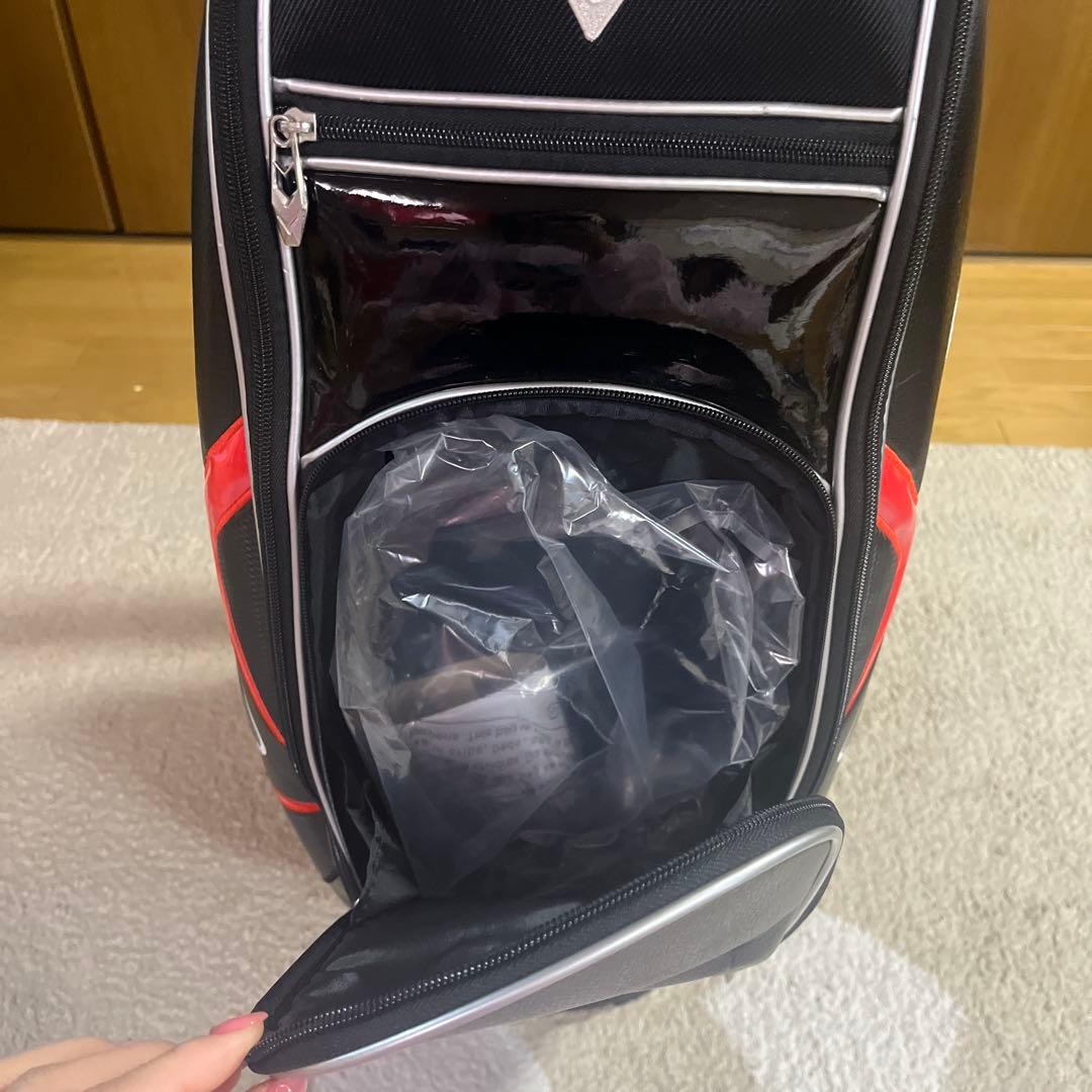 Callaway XHOT ゴルフキャディバッグ ブラック/レッド