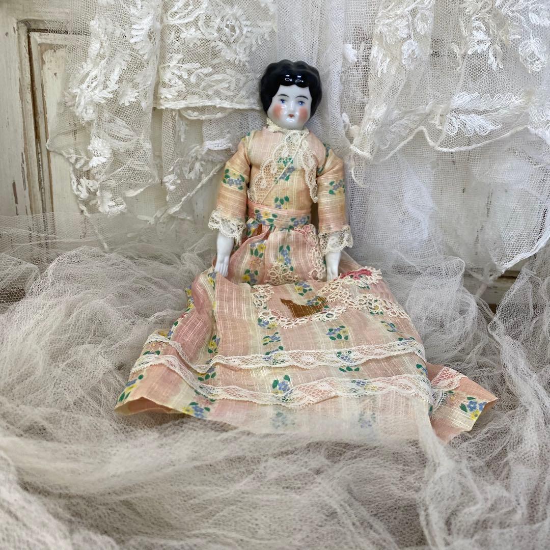 ドイツアンティーク チャイナヘッドドール 26cm