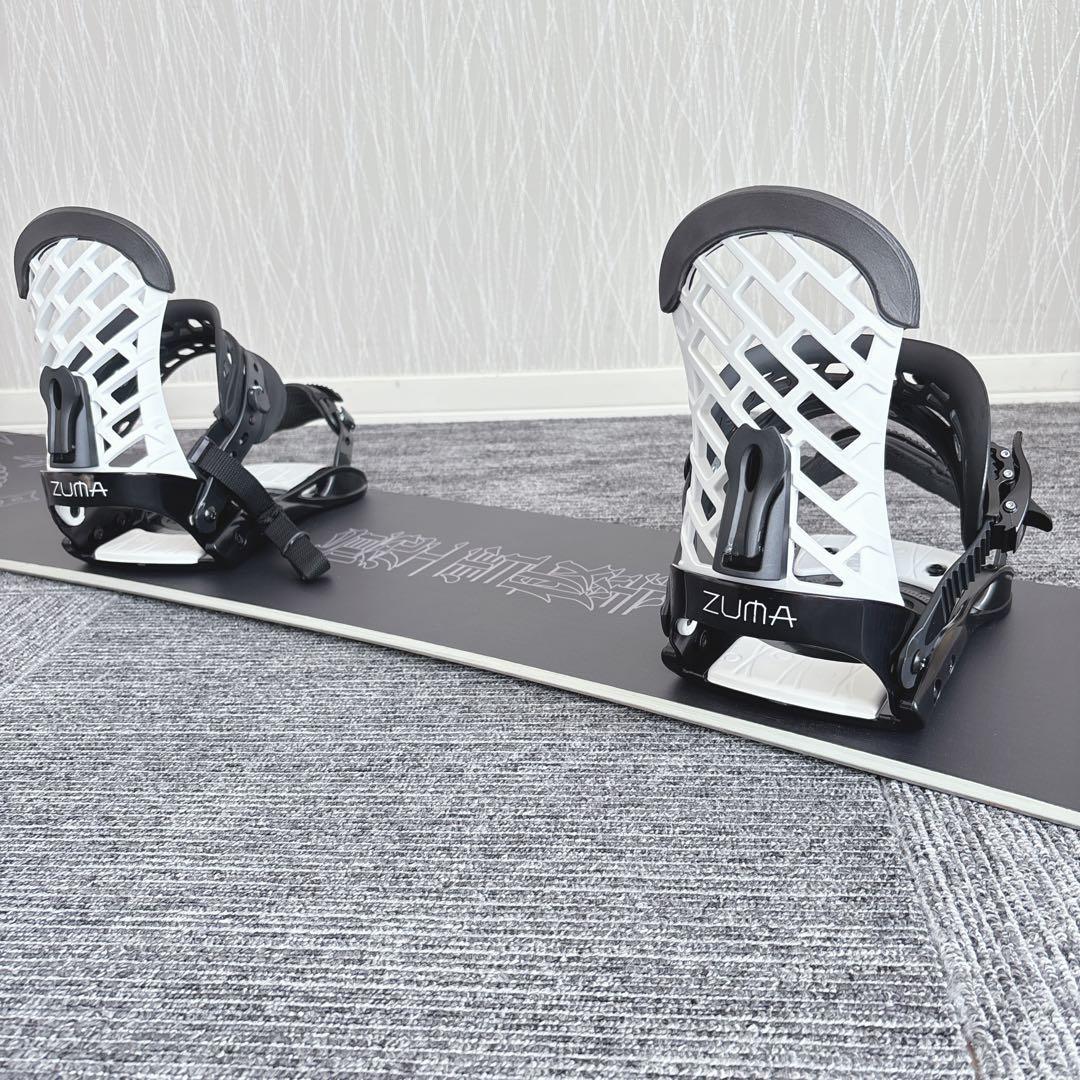 68超美品❗️超豪華❗️眞空雪板等/風眞モデル スノーボードセット★150cm