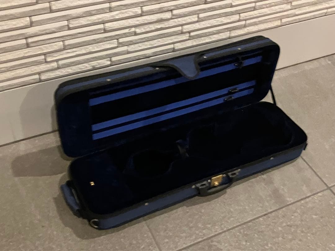 バイオリン　ケース　紺色　(東洋　スーパーライトではありません)軽いコンパクト