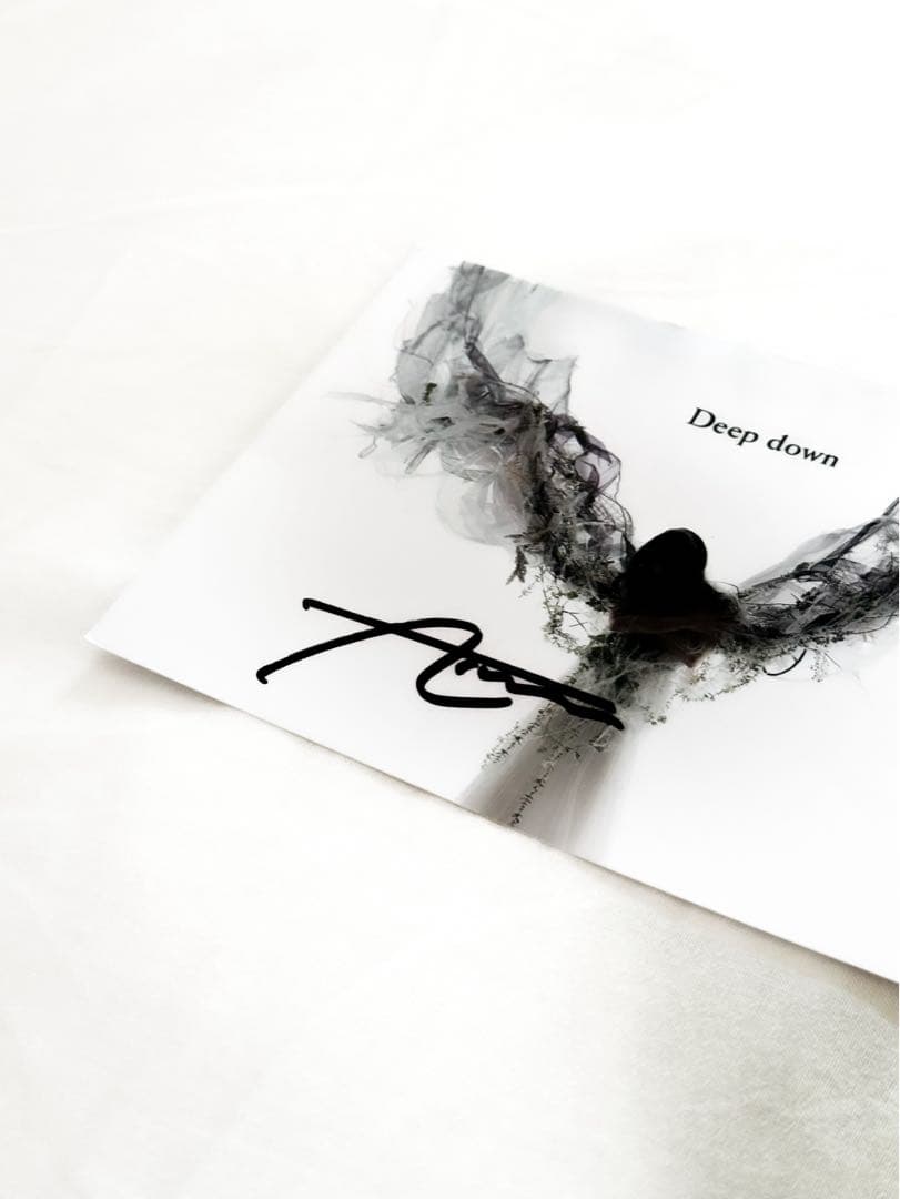 (希少)Deep down 直筆サイン入りポストカード