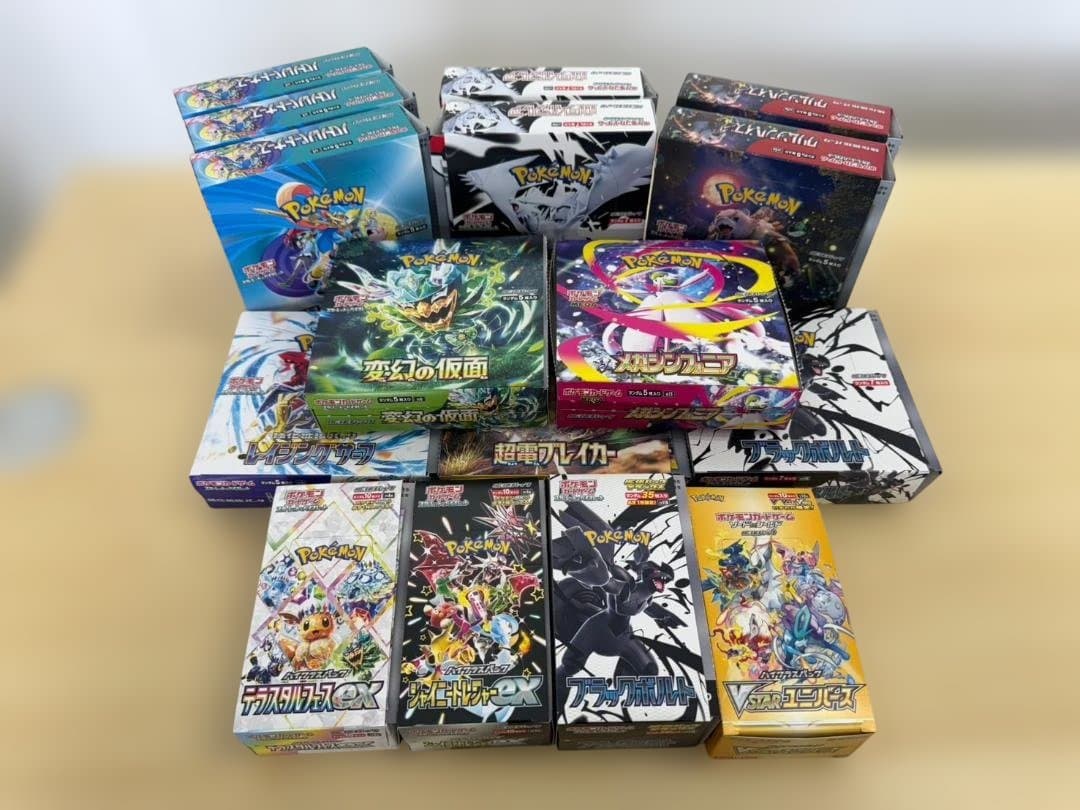 【空き箱 まとめ】ポケモンカード 16箱 ペリペリ 付き VSTAR ユニバース