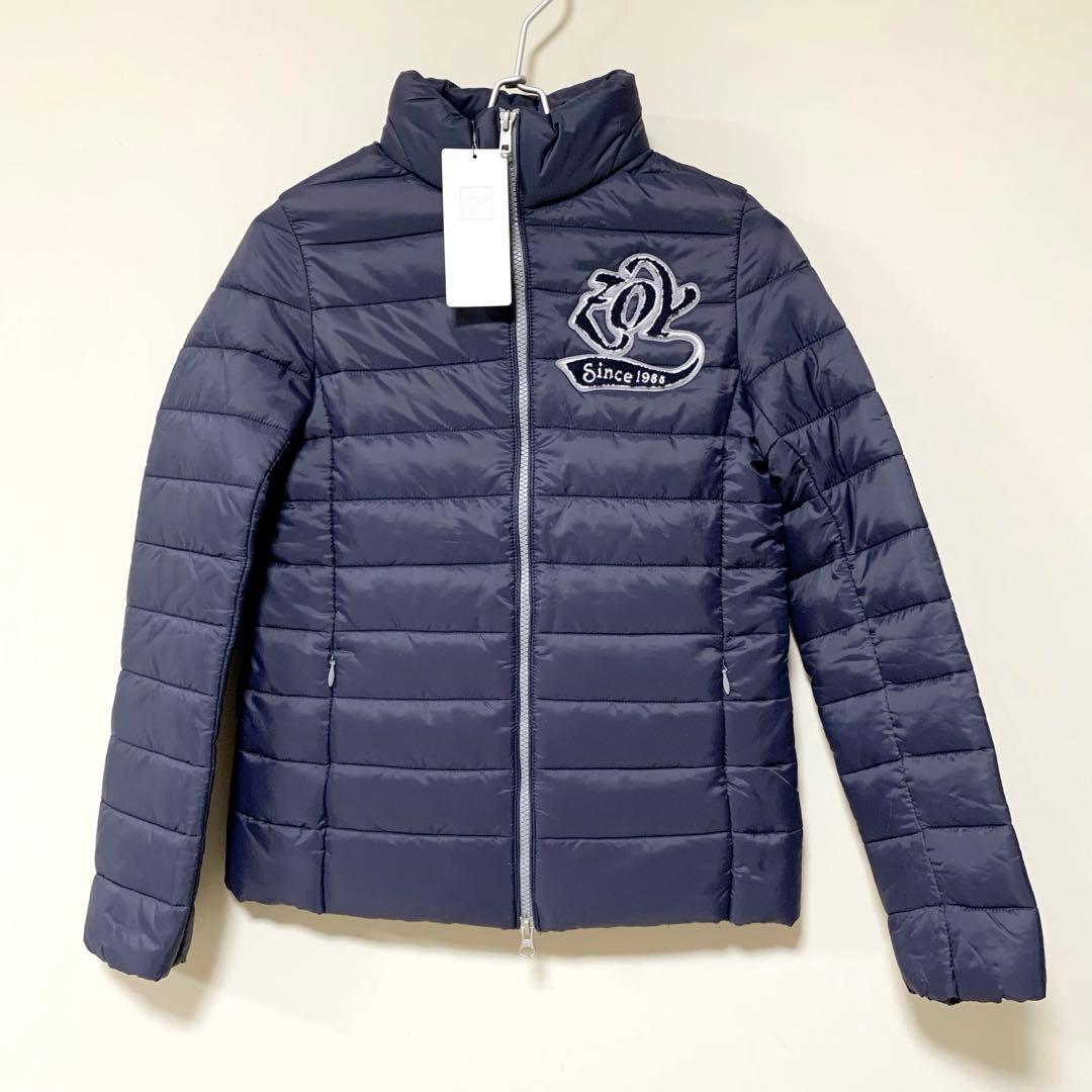 新品 ゾーイ ZOY ネイビー ライト ダウンジャケット レディース36