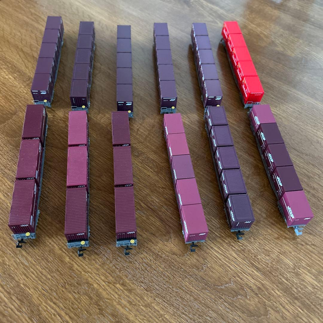 Nゲージ　JR コンテナ貨車12輌