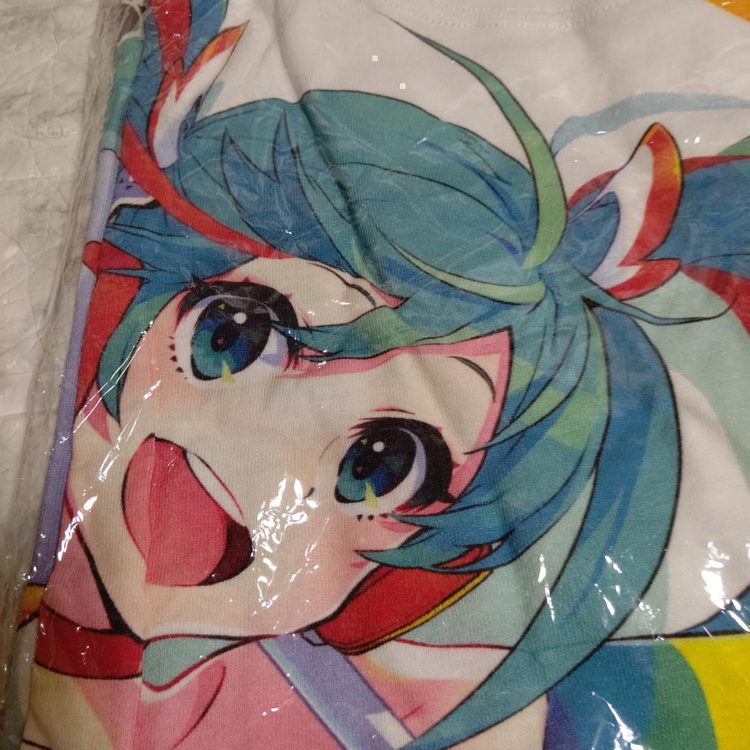 【新品】初音ミク レーシングミク フルグラフィックtシャツ 両面印刷 Msize