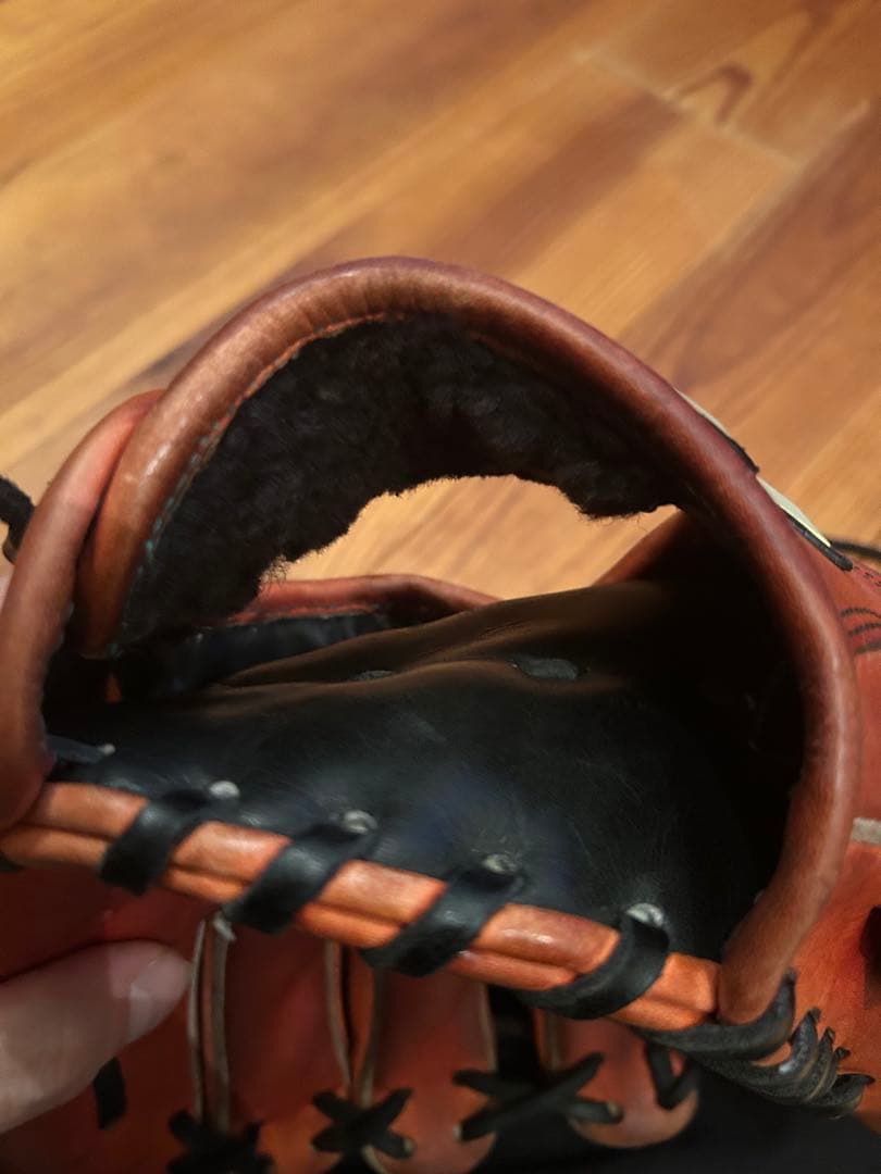 SSK proedge 硬式グローブ オレンジ 収納袋付き