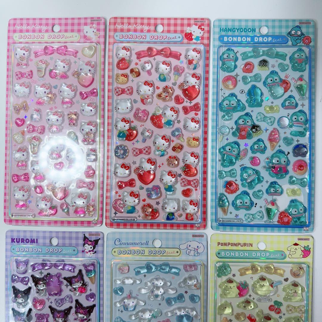 ボンボンドロップシール コンプリート 6種類 サンリオ ボンドロ シール