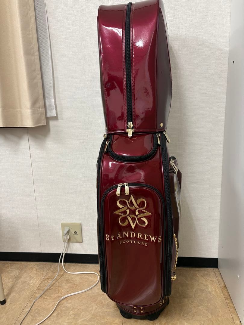 St Andrews ゴルフバッグ・キャディバッグ ワインレッド