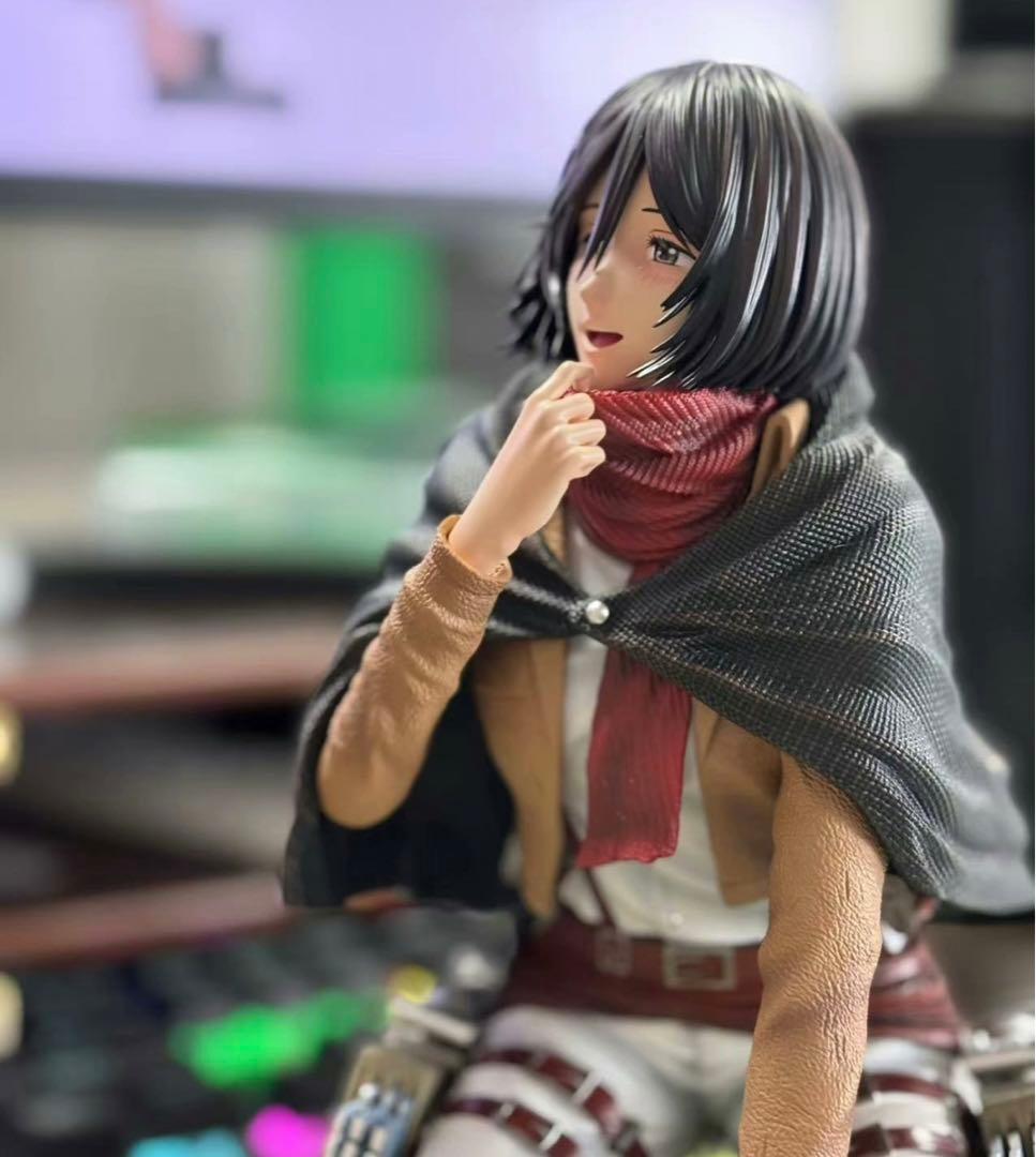 進撃の巨人 エレン ミカサ フィギュア ガレージキット