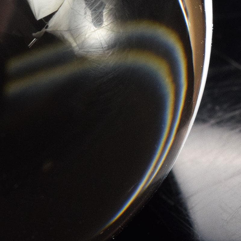 パワーストーン　天然水晶玉　丸玉　直径約4.1cm　共箱　V　R8565