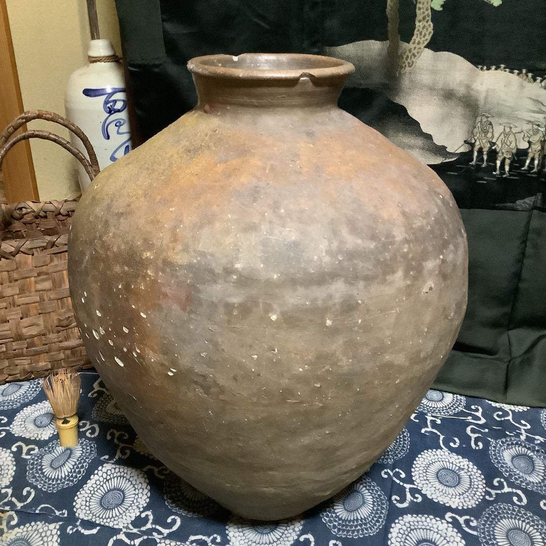 古信楽　信楽焼　江戸　大壺　壷　古伊万里・九谷焼・輪島塗・備前焼・唐津焼好きにも