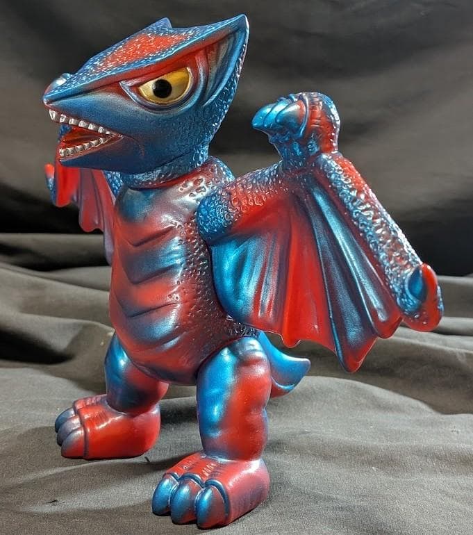 ギャオス（マルサン）電撃怪獣大作戦ソフビフィギュア