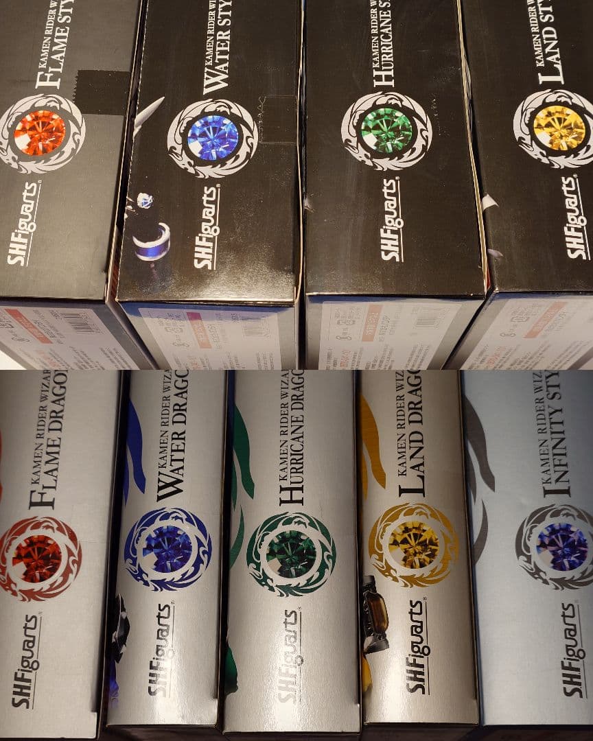 S.H.Figuarts仮面ライダーウィザード９個セット