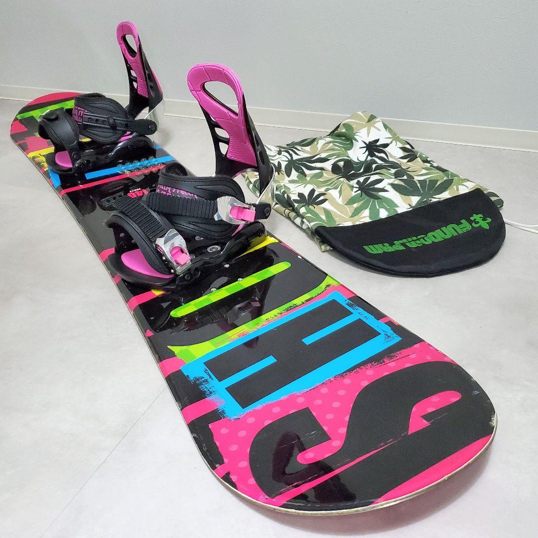 美品✨️ TWO b ONE ×STELLA スノーボード セット 140cm
