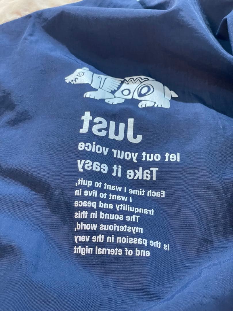 Eve 花嵐 Zip up jacket ジャケット ネイビー naby L