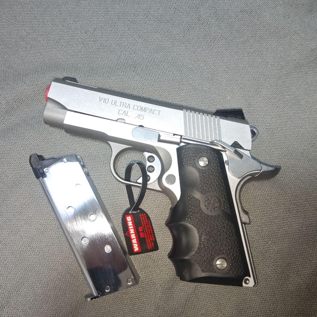 東京マルイ ガスブローバック V10 ウルトラコンパクト　HOGUEグリップ付き