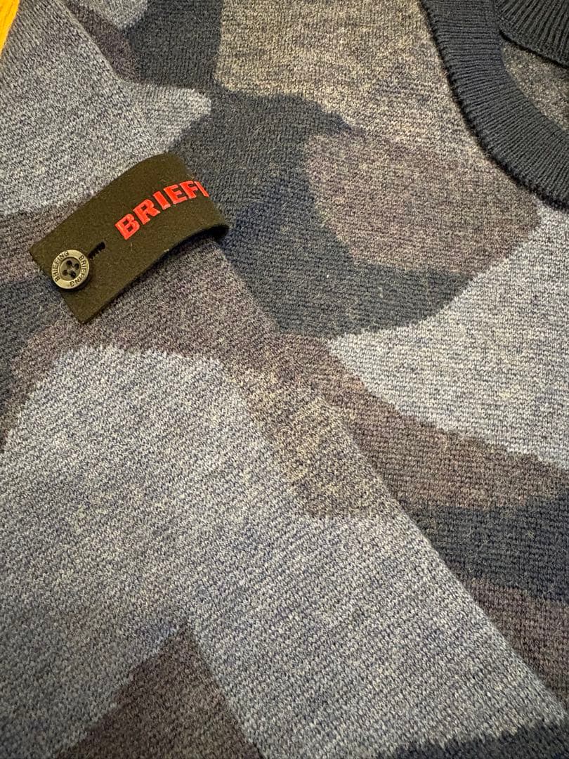 ブリーフィング　カモフラニット　ネイビー