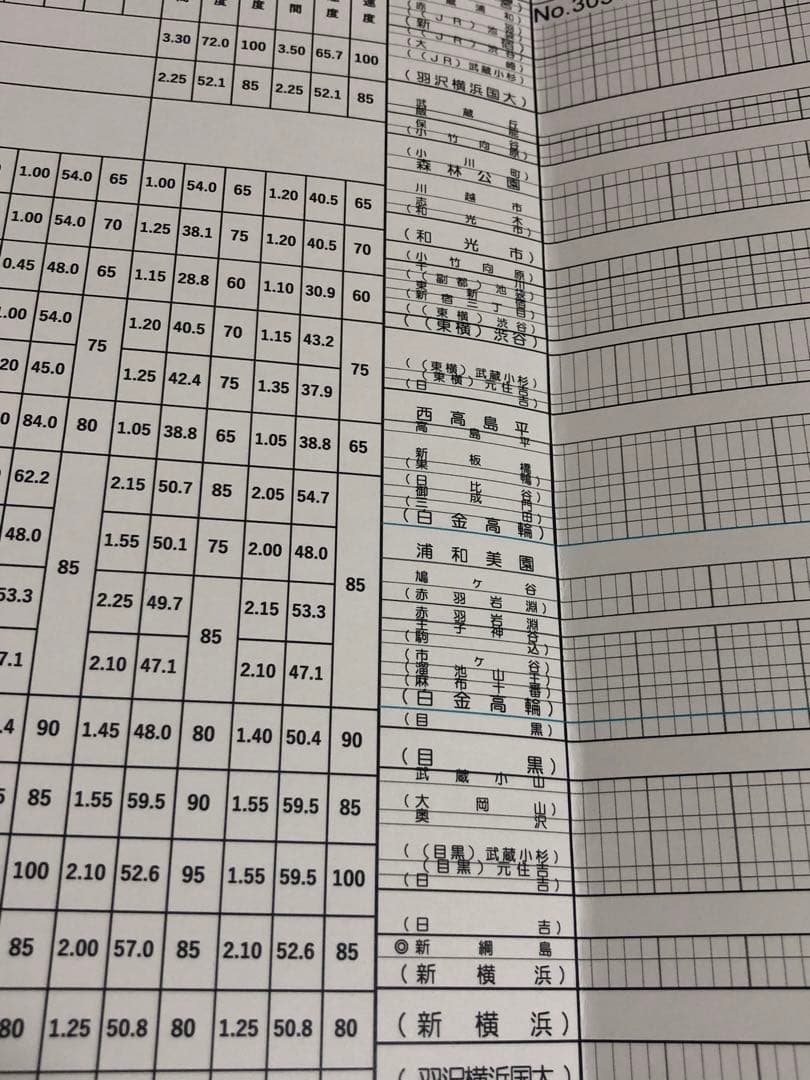 【表紙付】相模鉄道(相鉄)列車運行図表　ダイヤ　2023年3月改正 大型タイプ